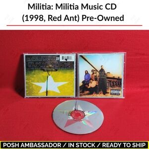 Militia: Militia Music CD (1998, Red Ant) Pre-Owned